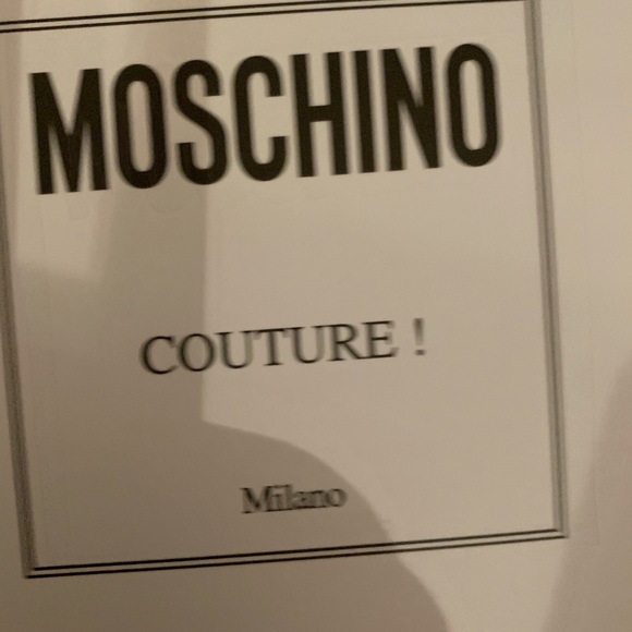 Moschino by Jeremy Scott Zip Detail Lace-up Black Leather Combat Boots - Picture 3 of 8